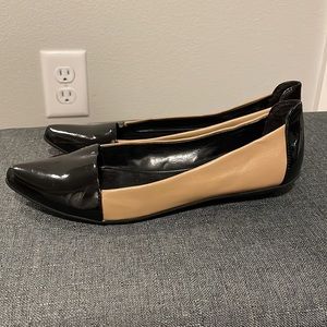 Black and Tan BCBG flats